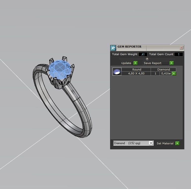 Collection of 15 designed solitaire engagement rings 3D print model_29