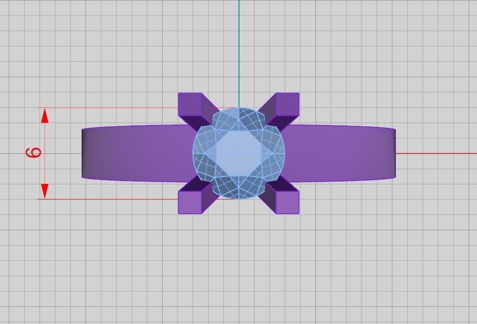 Collection of 15 designed solitaire engagement rings 3D print model_3