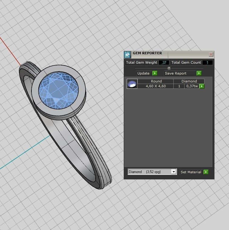 Collection of 15 designed solitaire engagement rings 3D print model_51