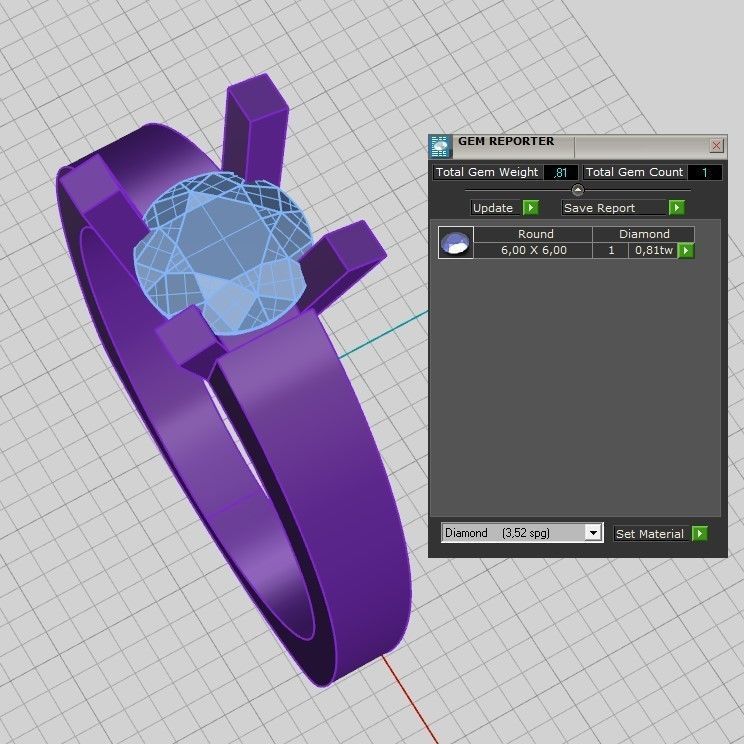 Collection of 15 designed solitaire engagement rings 3D print model_5