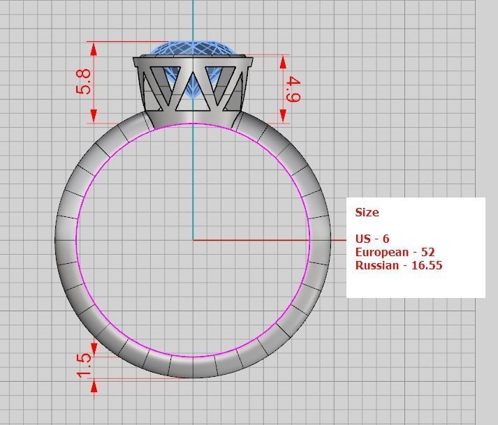 Collection of 15 designed solitaire engagement rings 3D print model_41