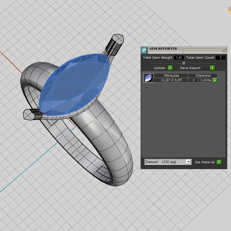 Collection of 15 designed solitaire engagement rings 3D print model_37