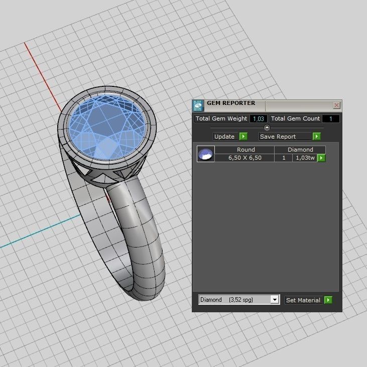 Collection of 15 designed solitaire engagement rings 3D print model_43