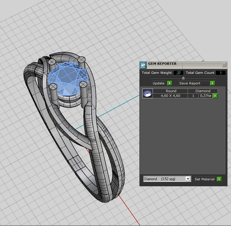 Collection of 15 designed solitaire engagement rings 3D print model_25