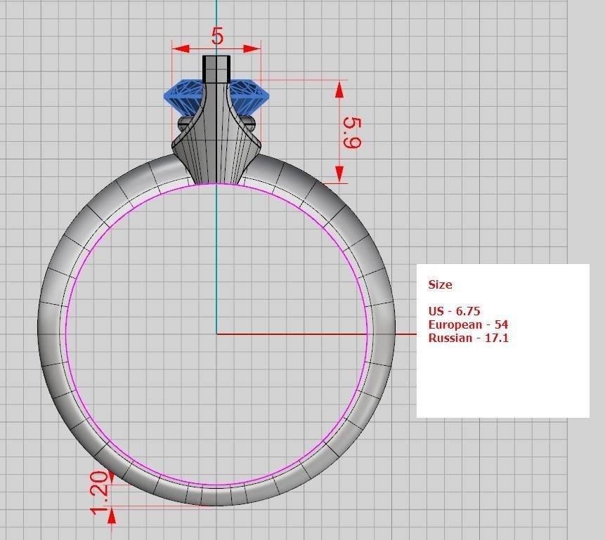 Collection of 15 designed solitaire engagement rings 3D print model_36