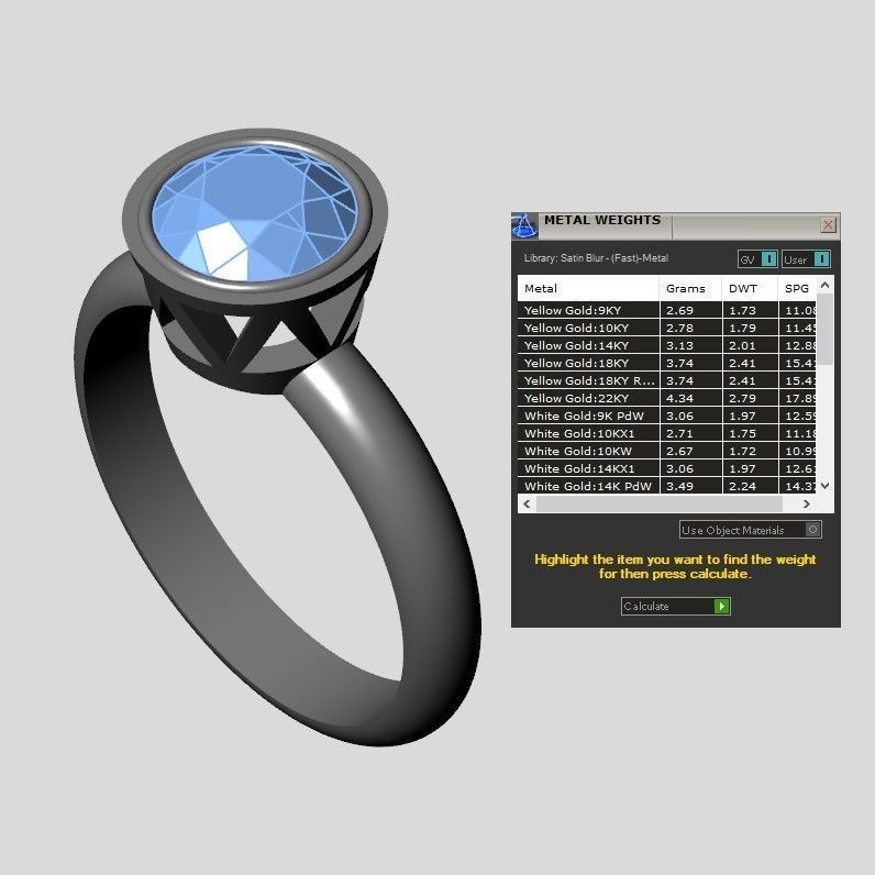 Collection of 15 designed solitaire engagement rings 3D print model_40