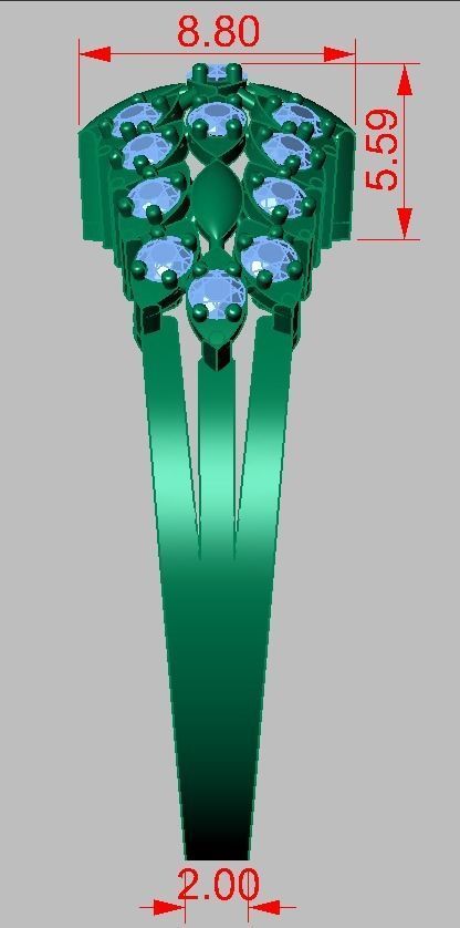 Ring 3D model 0228 3D printable model21ol 3D print model_14