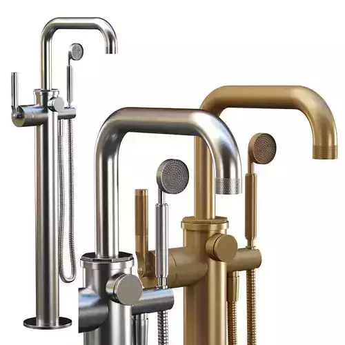 Floor Mounted Single Lever Bath by Samuel Heath 3D model