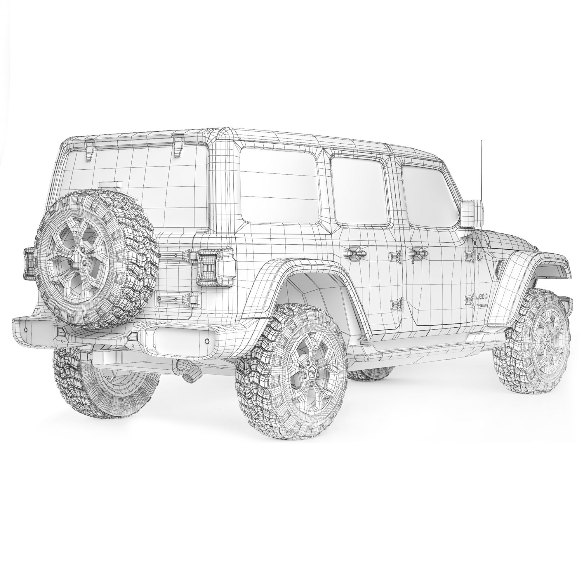 Jeep Wrangler Unlimited 2018 3D model_9