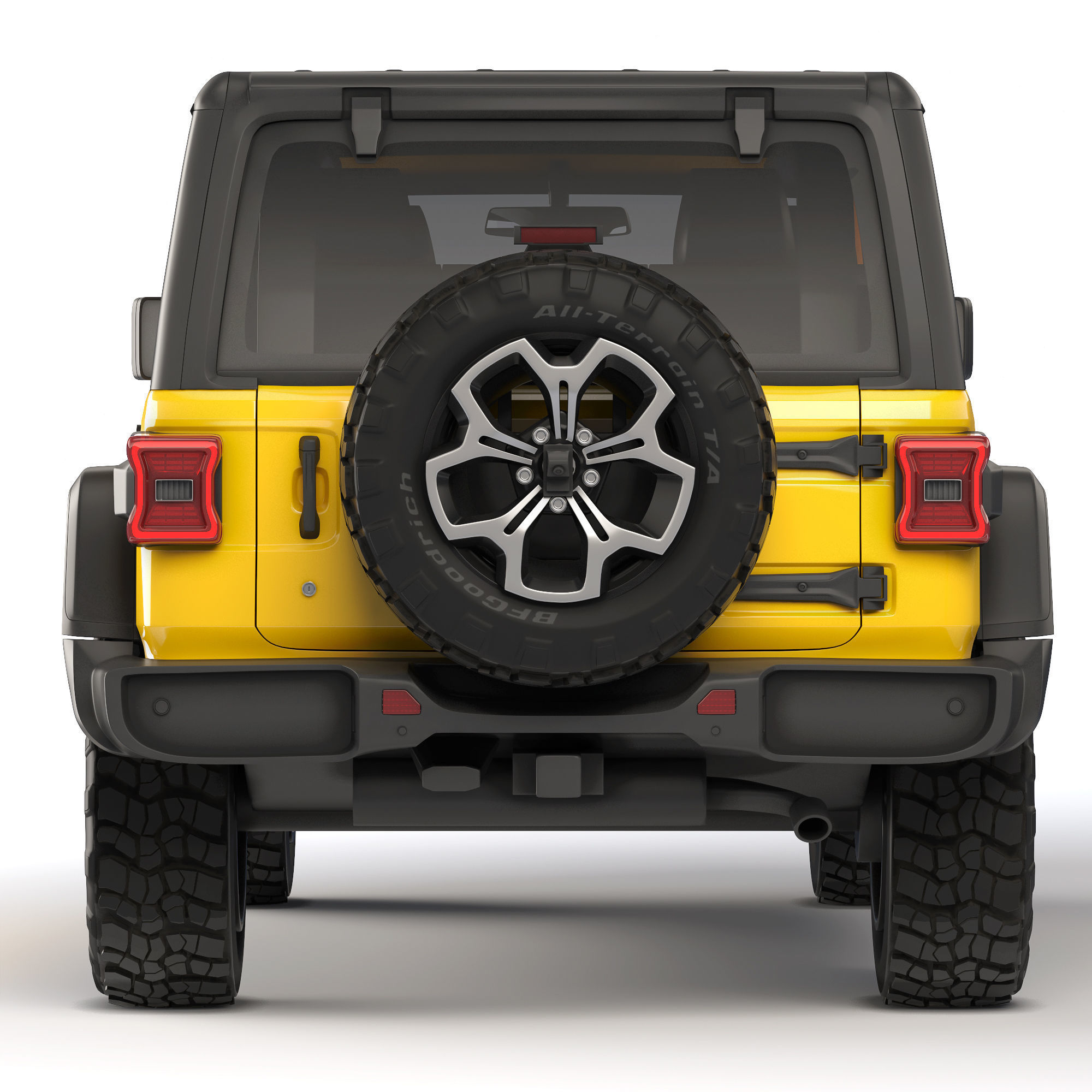 Jeep Wrangler Unlimited 2018 3D model_4