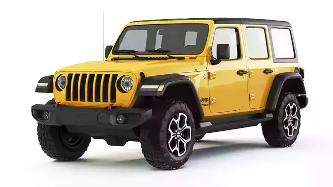 Jeep Wrangler Unlimited 2018 3D model