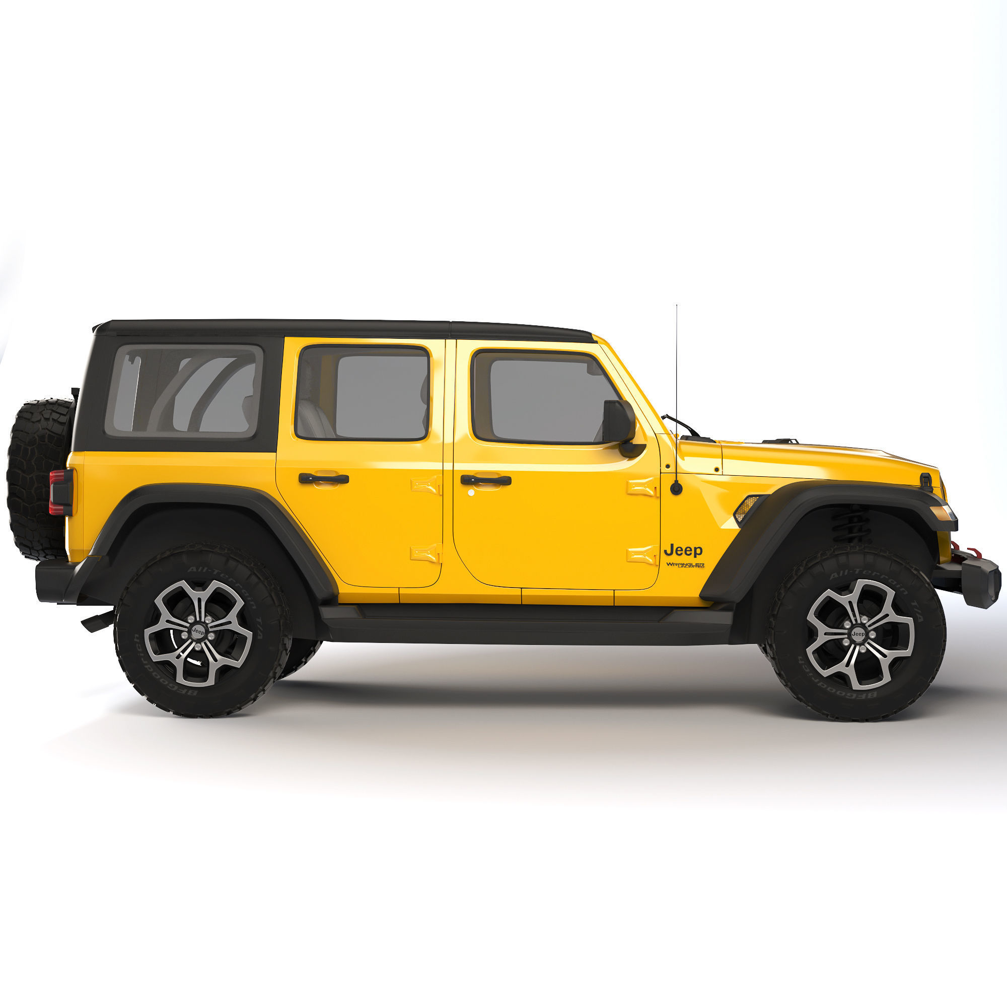 Jeep Wrangler Unlimited 2018 3D model_5