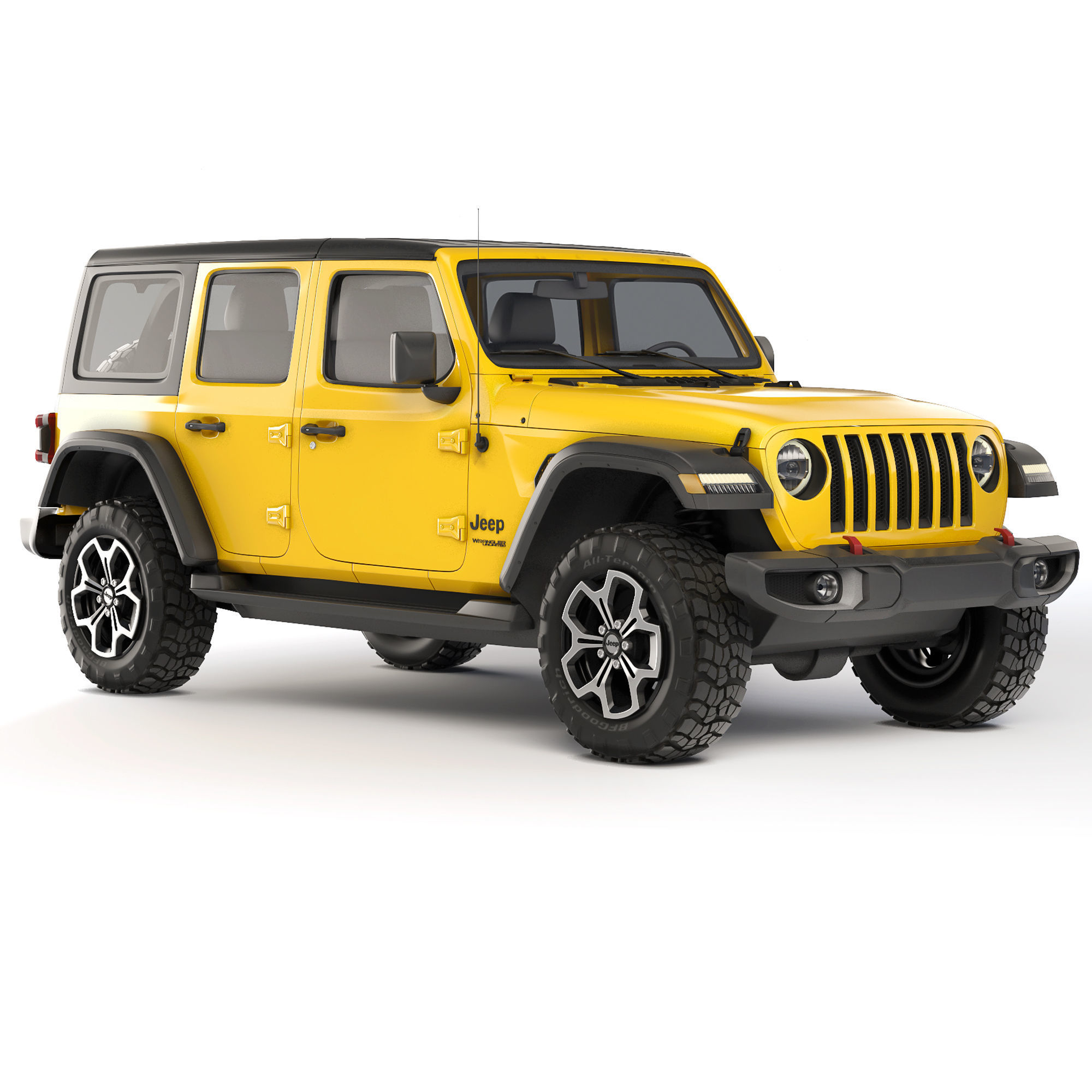 Jeep Wrangler Unlimited 2018 3D model_6