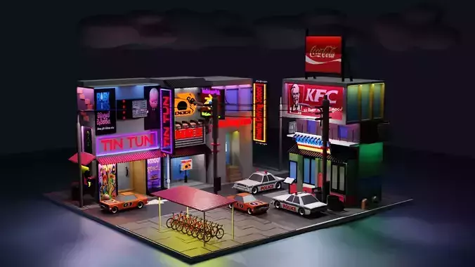 Chinese city 3D model