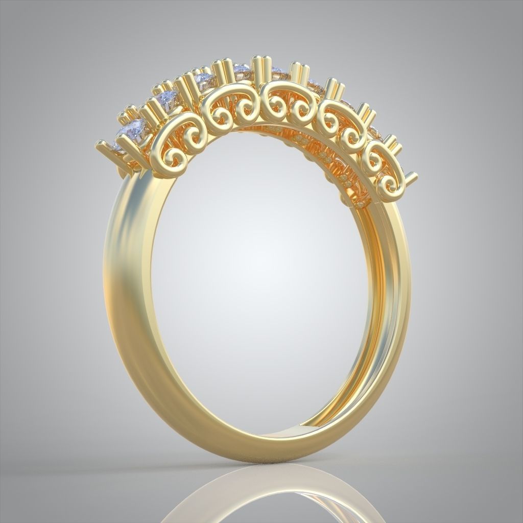 Ring 3D model 0230 3D printable model10 3D print model_4