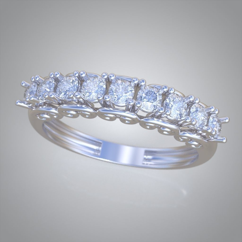 Ring 3D model 0230 3D printable model10 3D print model_2