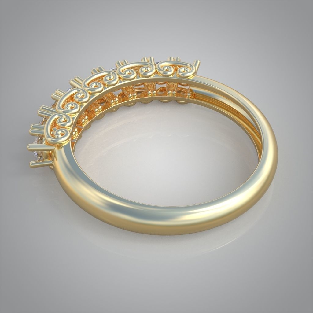 Ring 3D model 0230 3D printable model10 3D print model_11