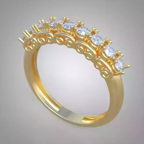 Ring 3D model 0230 3D printable model10 3D print model