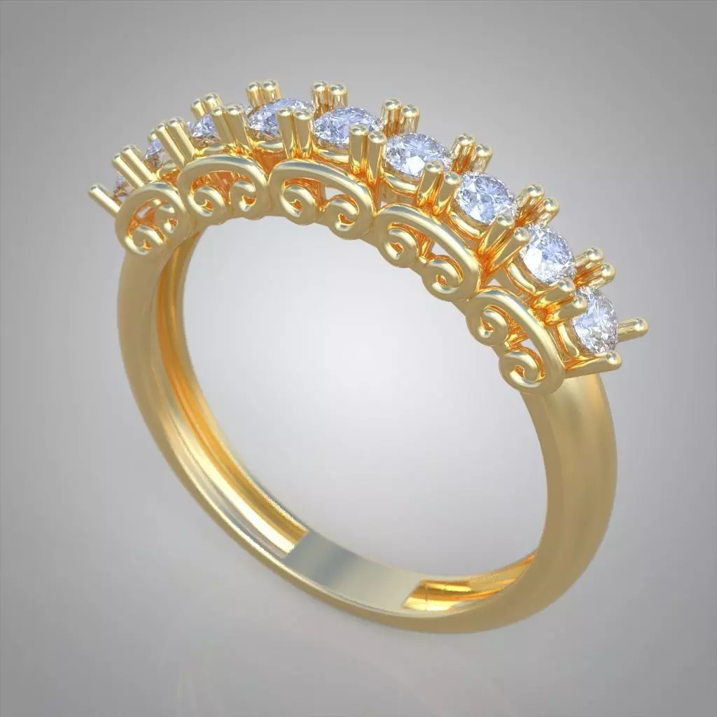 Ring 3D model 0230 3D printable model10 3D print model_0