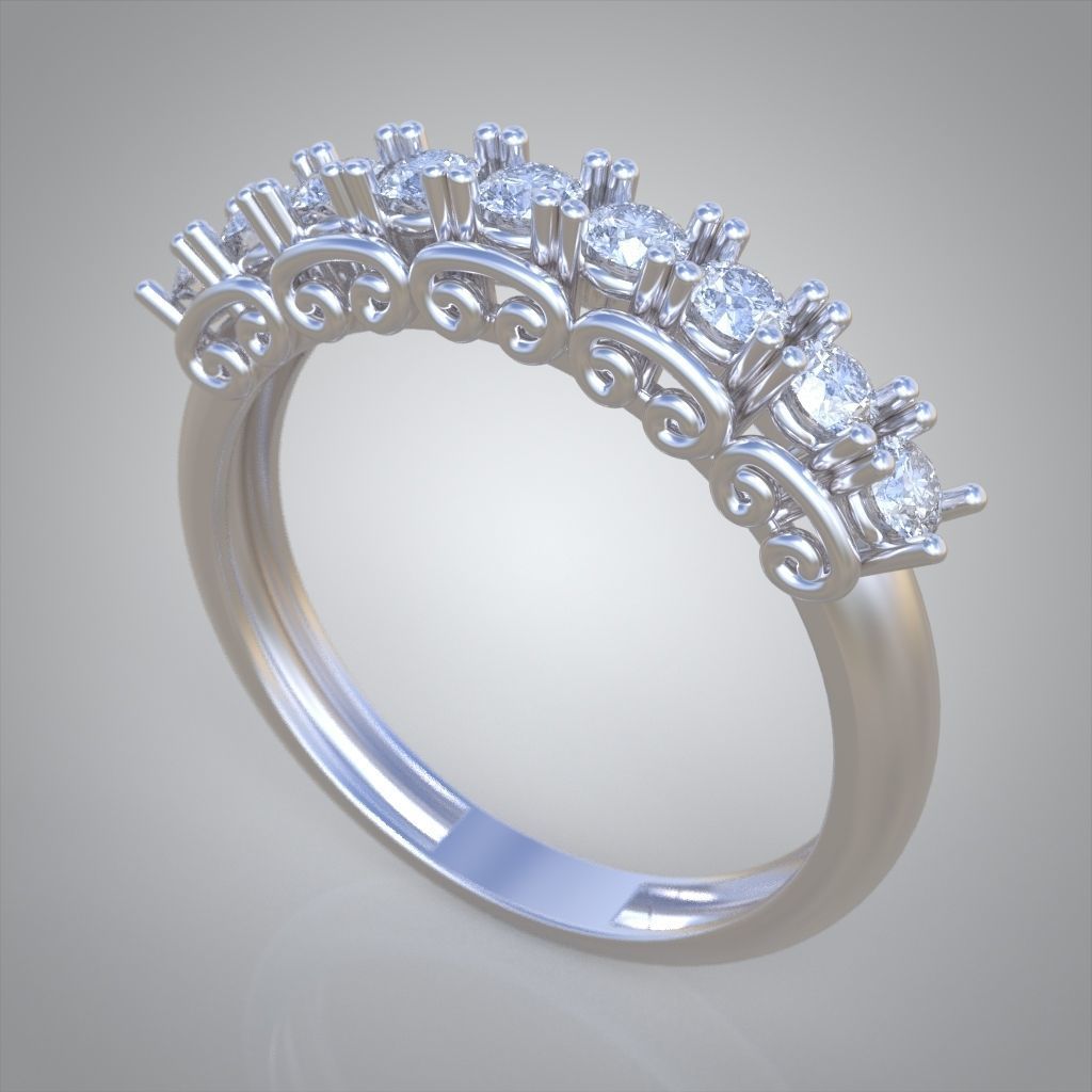 Ring 3D model 0230 3D printable model10 3D print model_3