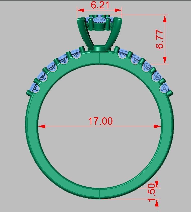 Ring 3D model 0231 3D printable model 3D print model_15
