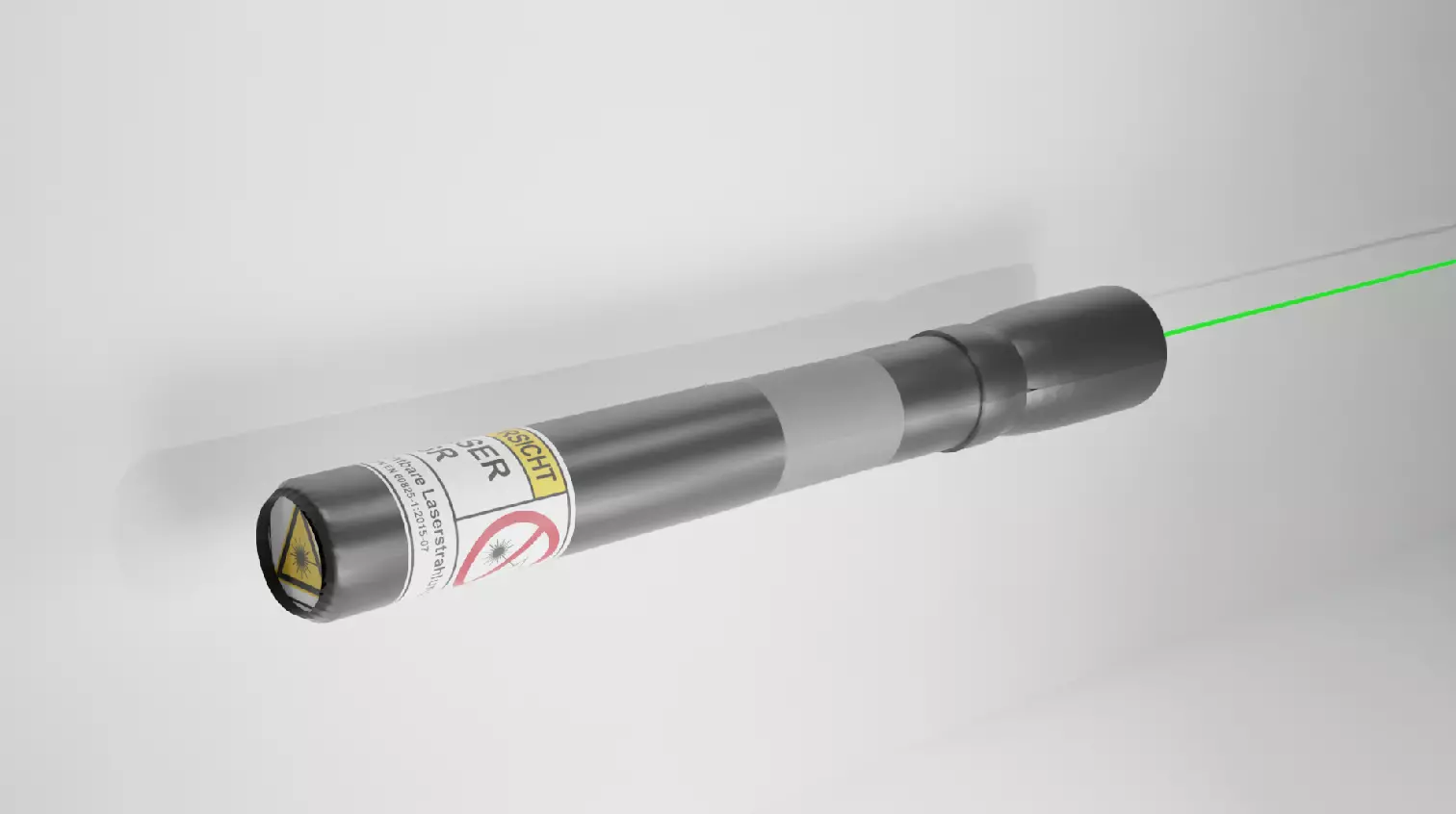 Laserpointer laser attached to wall 3D model