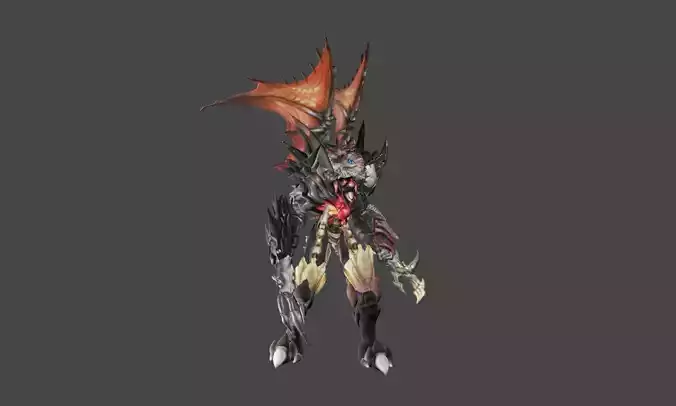 Zeloeman C 2 demon with wings