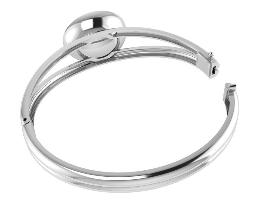 Stylish ring 2629 3D print model 3D print model_3