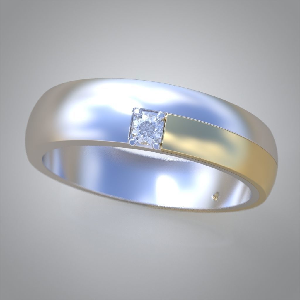 Ring 3D model 0234 3D printable model9ol11n 3D print model_1