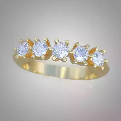Ring 3D model 0236 3D printable model6 3D print model