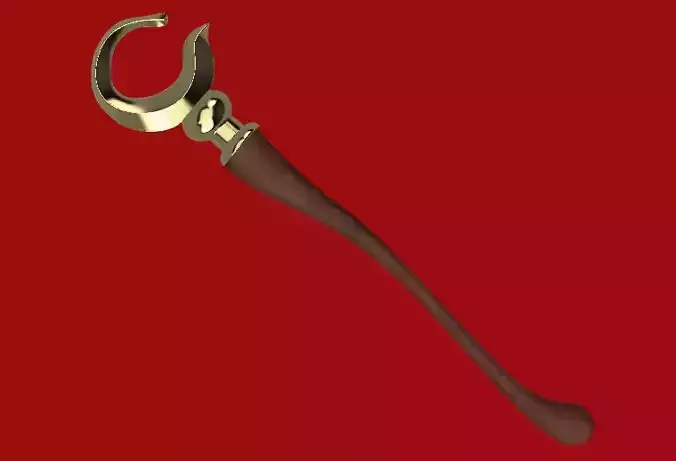 NieR Replicant - Devola and Popola staff 3D print model
