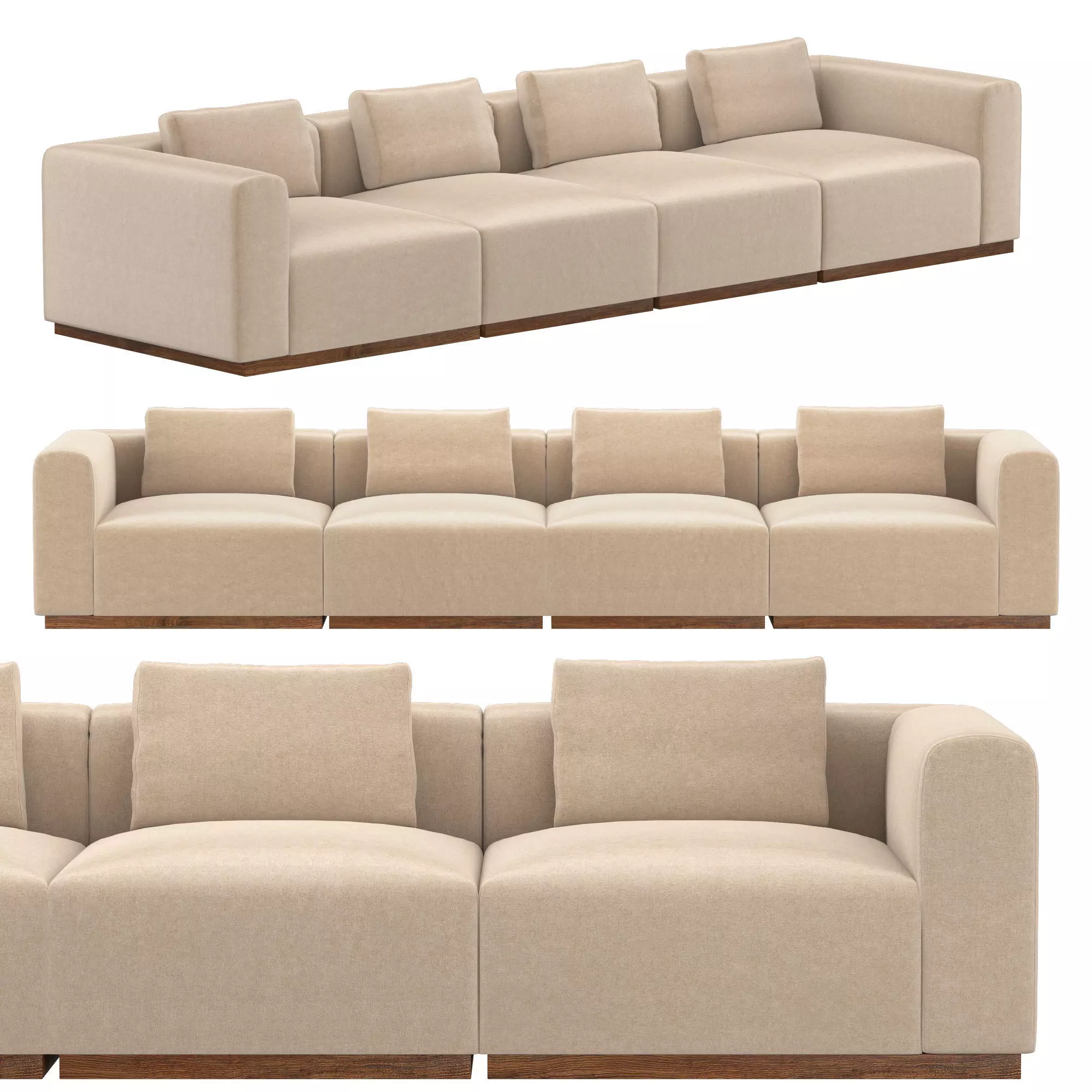 VITTORIO MODULAR SOFA 3D model