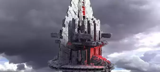 Alien Inquisitor Grand Ship City Kit bash