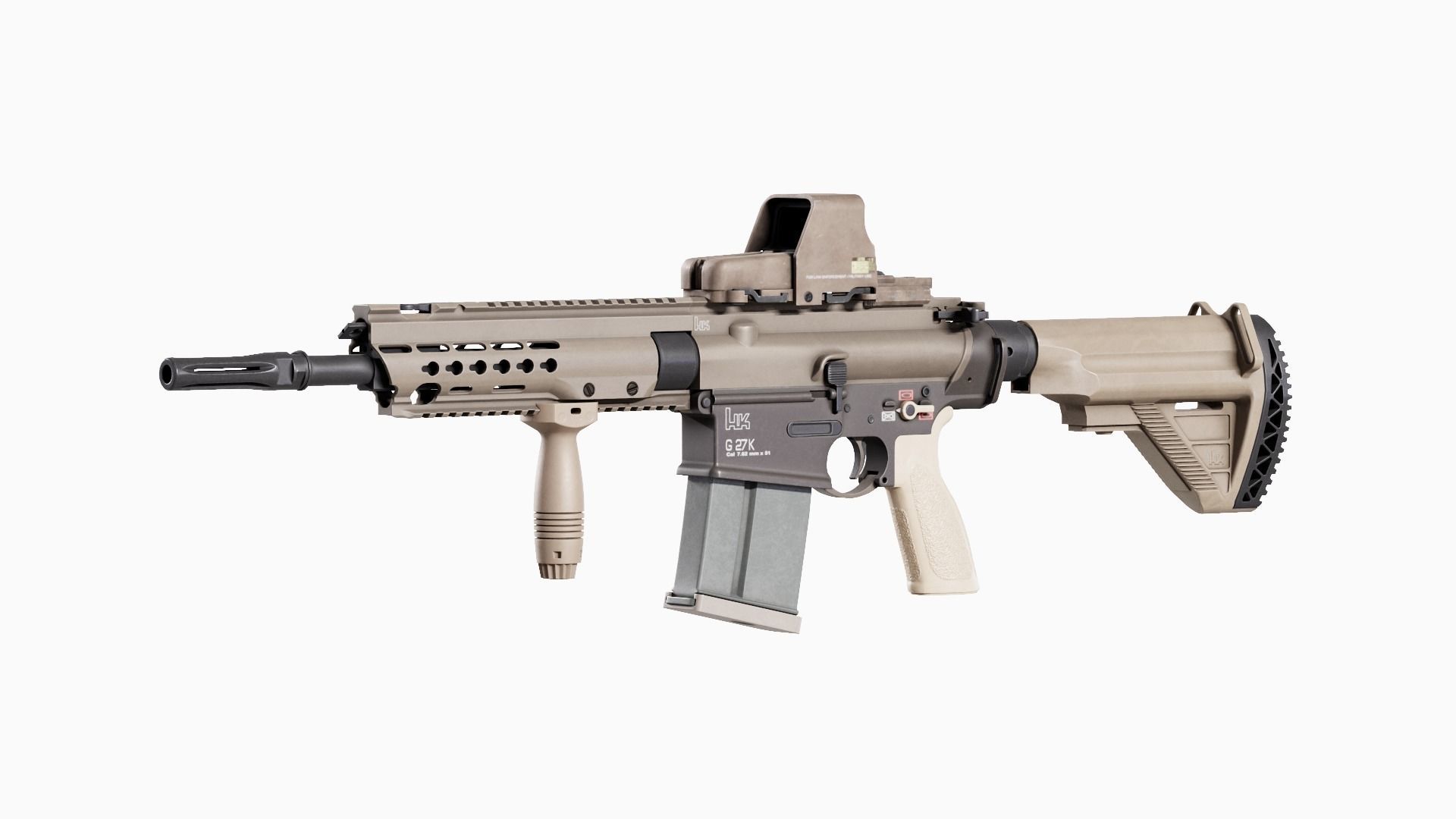 3D model HK G27K DMR VR / AR / low-poly | CGTrader
