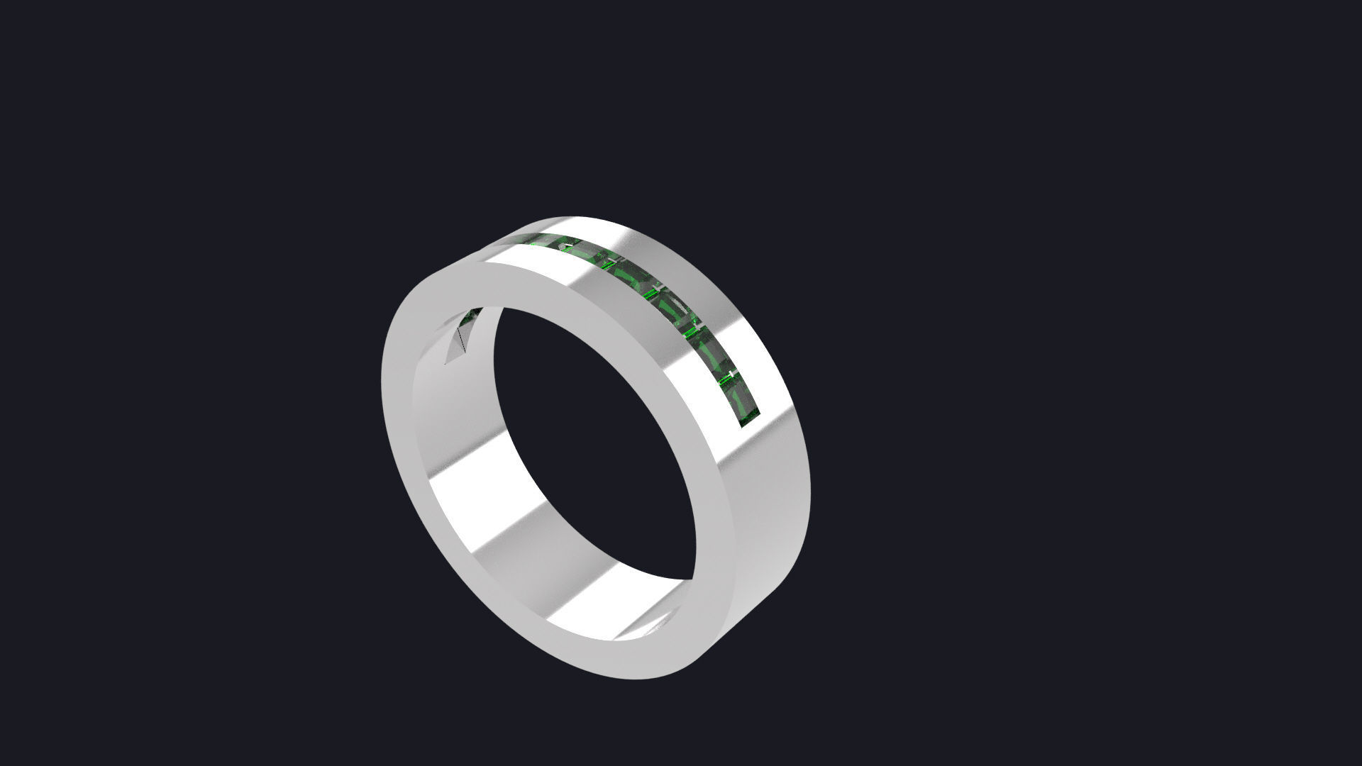 Anillo talla 16 tatum 3D print model_3