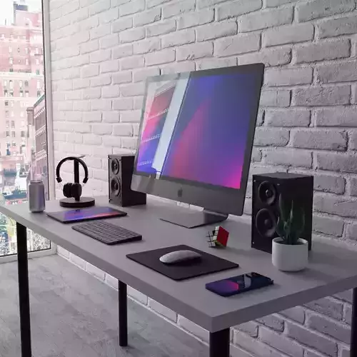 Modern Computer Setup 3d Model 3D model