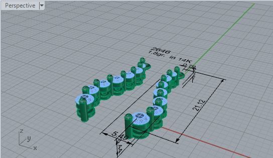 Splendid earrings 2646 3D print model  3D print model_7