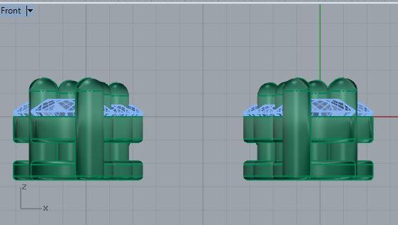 Splendid earrings 2646 3D print model  3D print model_5