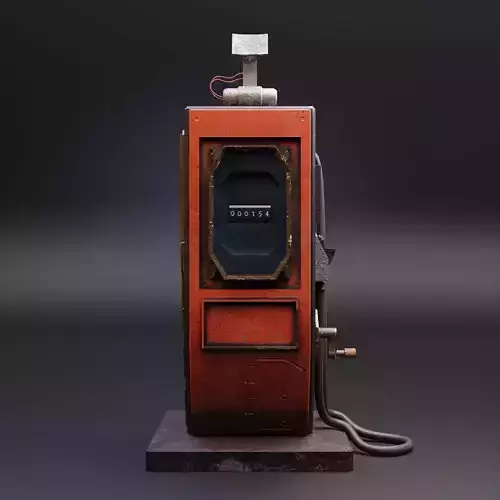 Old Gas Pump - 3D Model