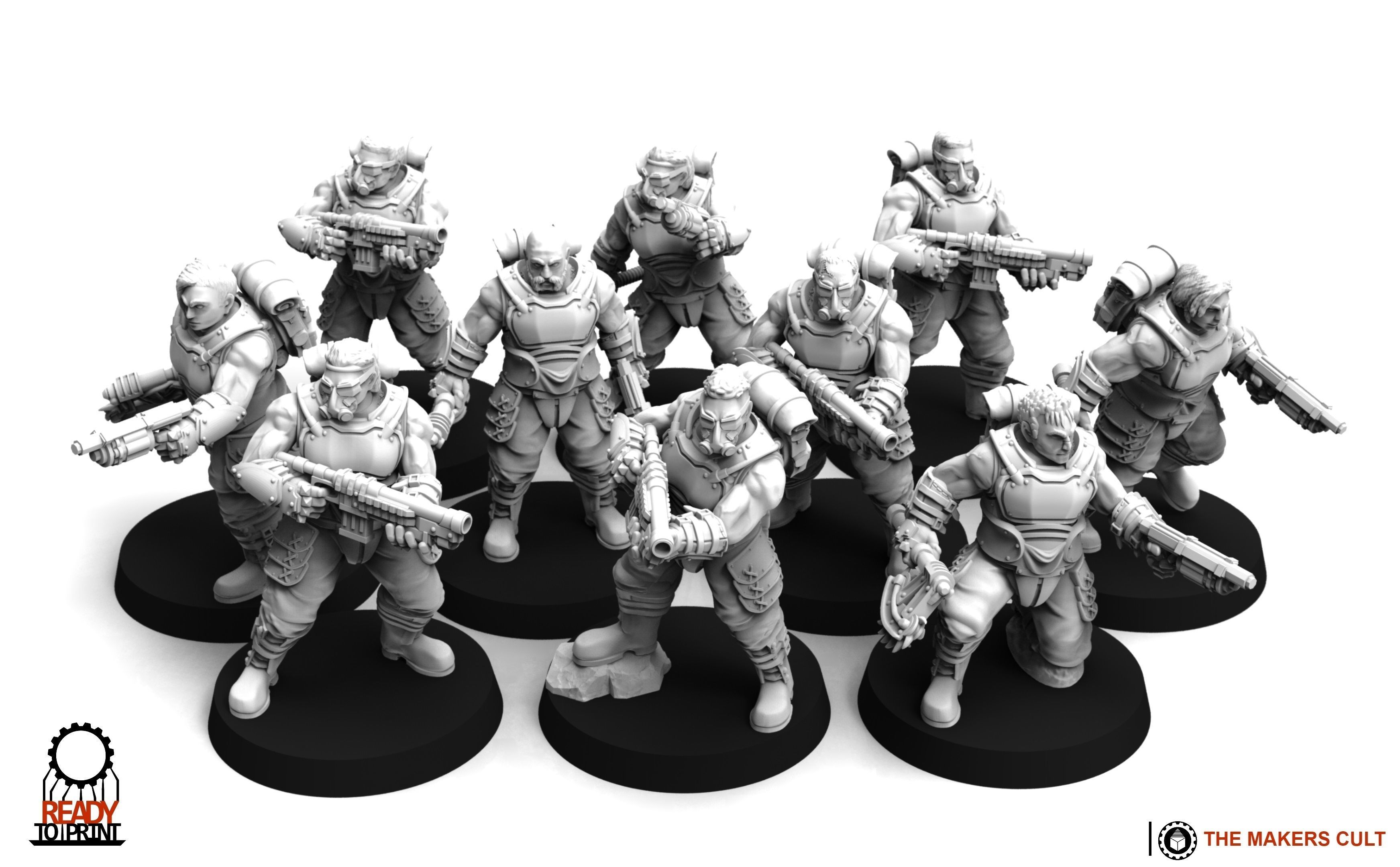 Tempest Legion - MK3 Recon Squad 3D print model_4