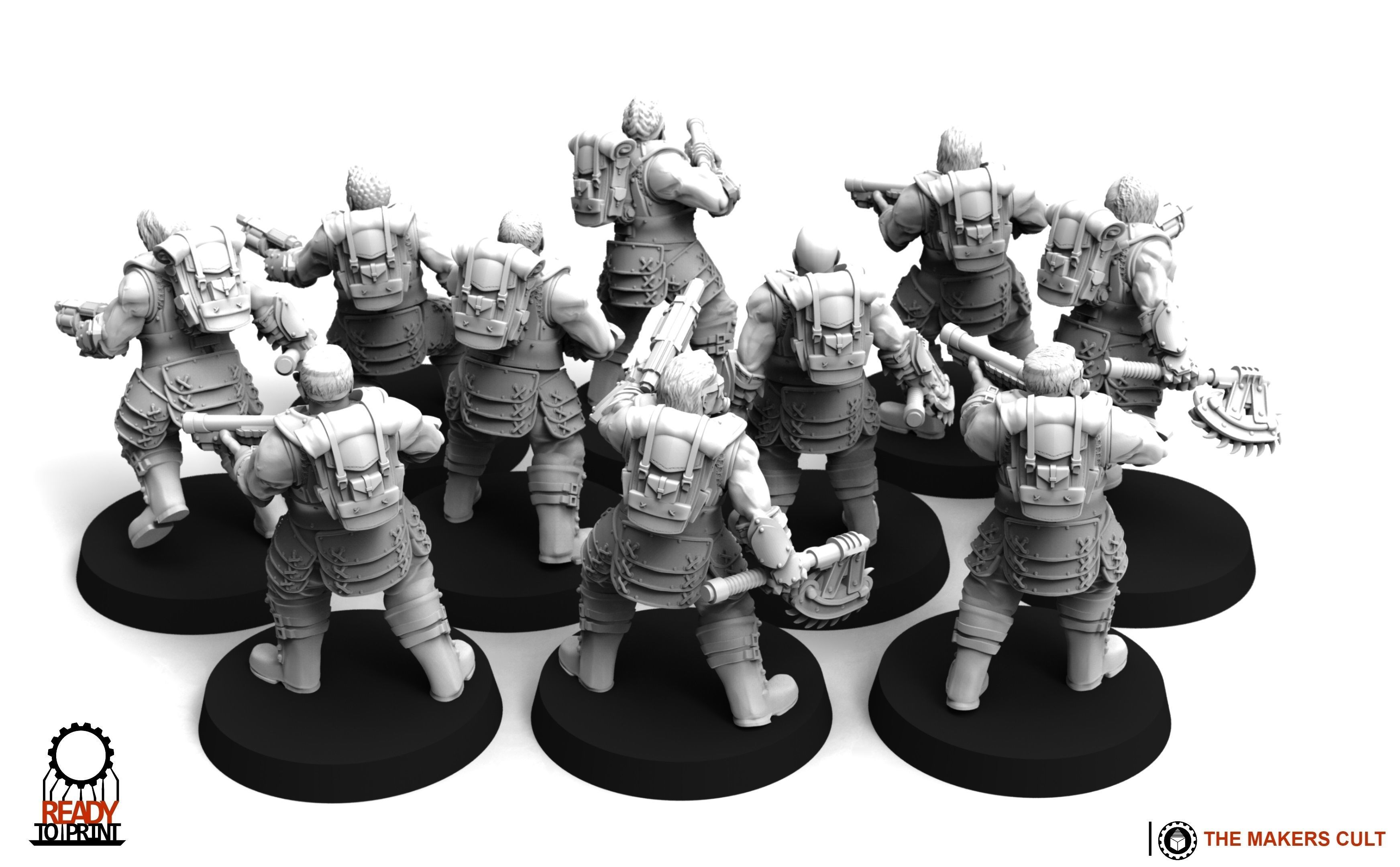 Tempest Legion - MK3 Recon Squad 3D print model_5