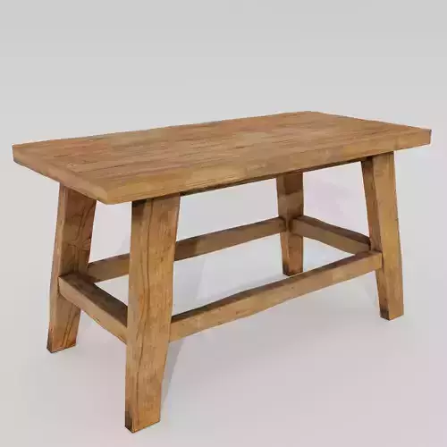 Wooden stool 02