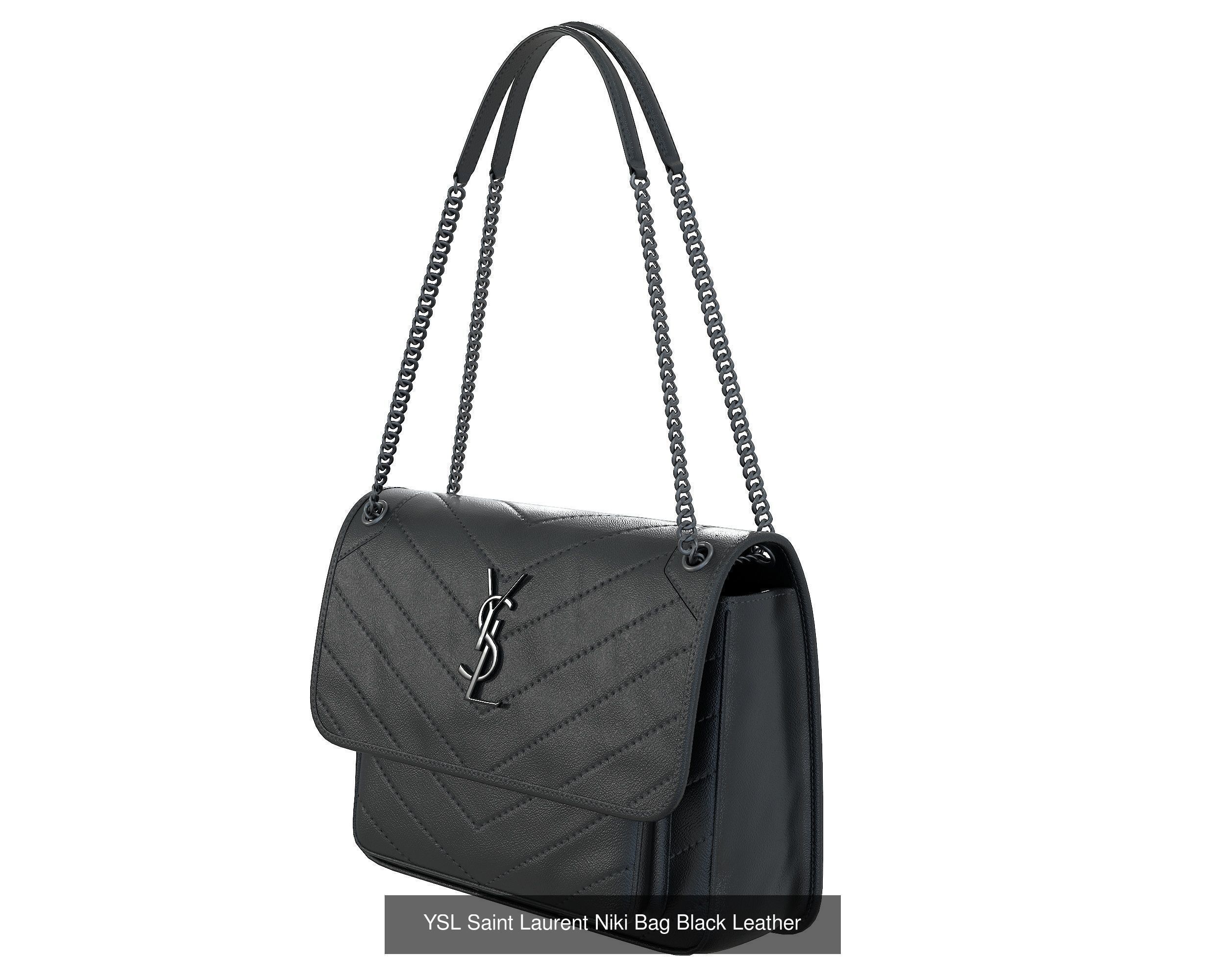 YSL Saint Laurent Niki Bag 3D Model Collection_1