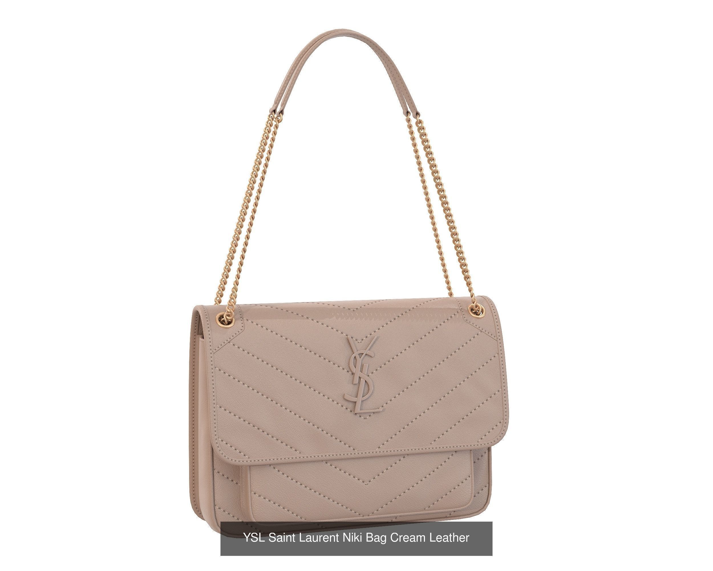 YSL Saint Laurent Niki Bag 3D Model Collection_7