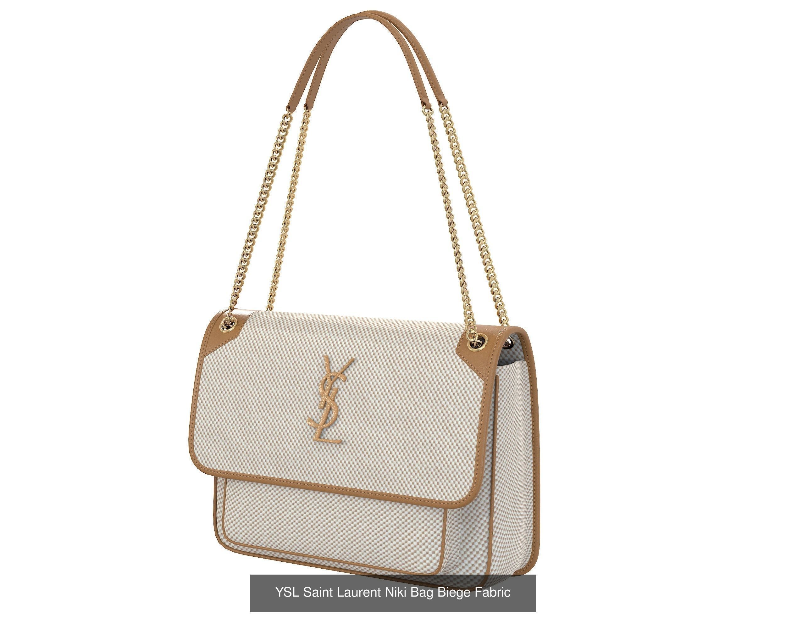 YSL Saint Laurent Niki Bag 3D Model Collection_4