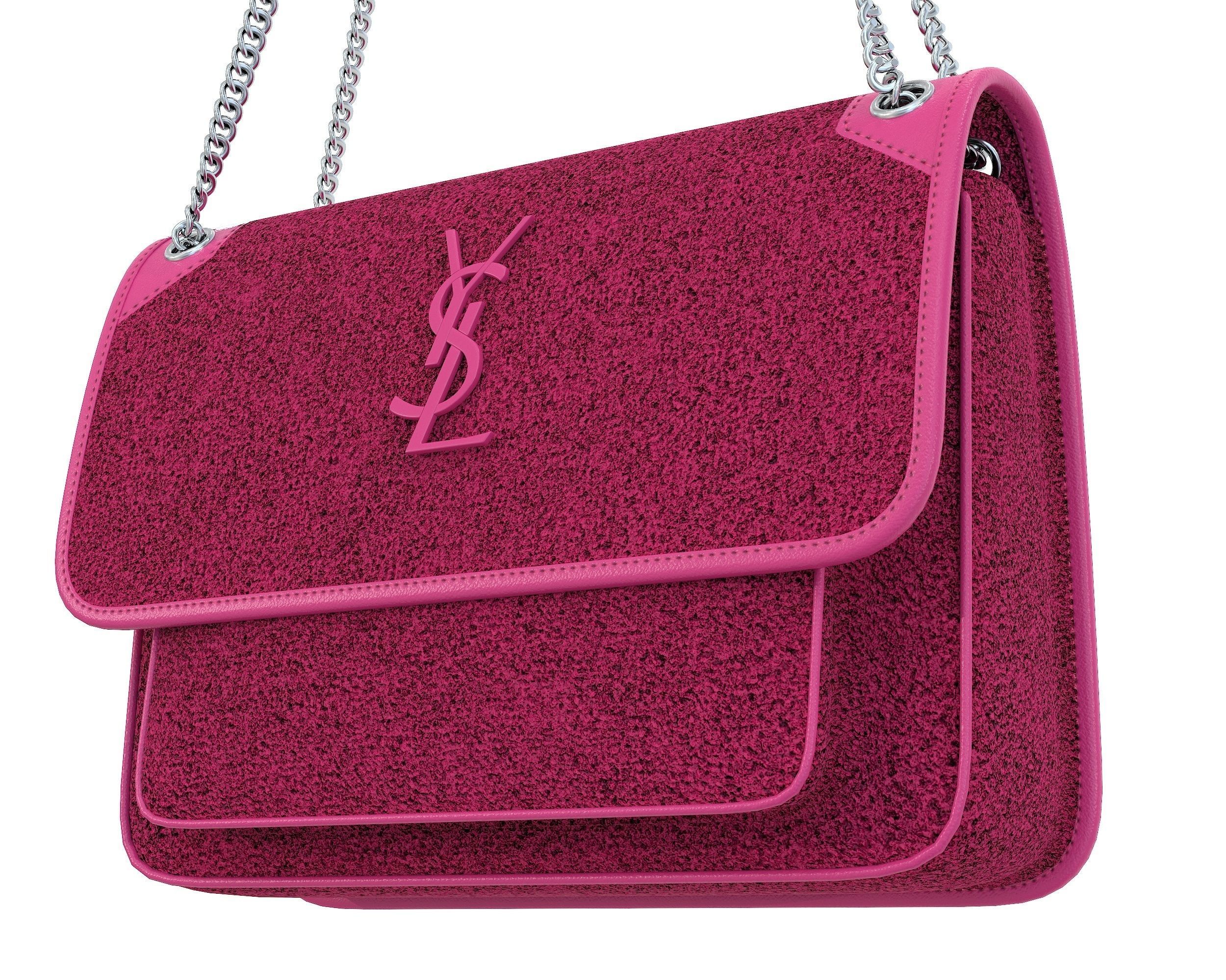 YSL Saint Laurent Niki Bag 3D Model Collection_10