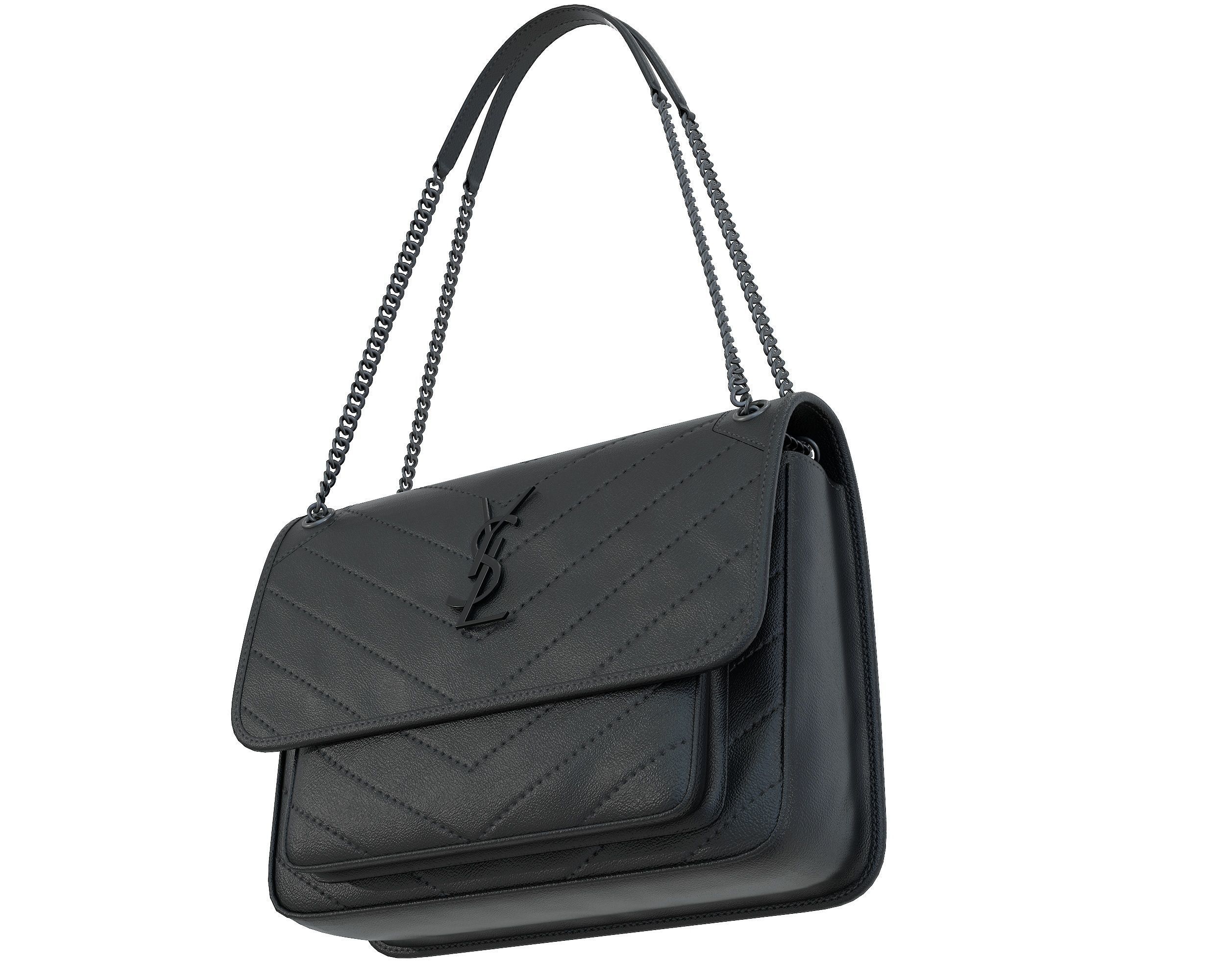 YSL Saint Laurent Niki Bag 3D Model Collection_3