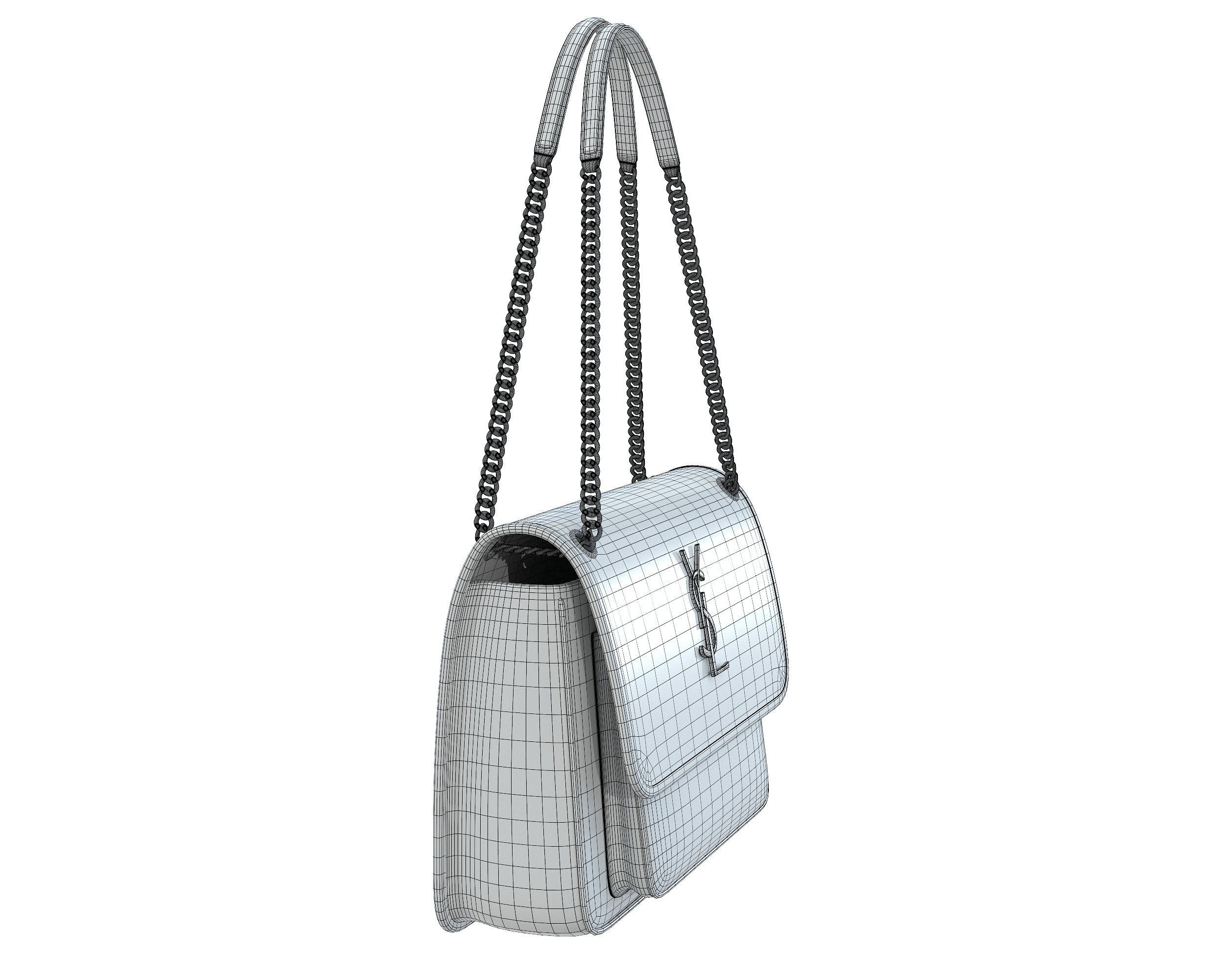 YSL Saint Laurent Niki Bag 3D Model Collection_19