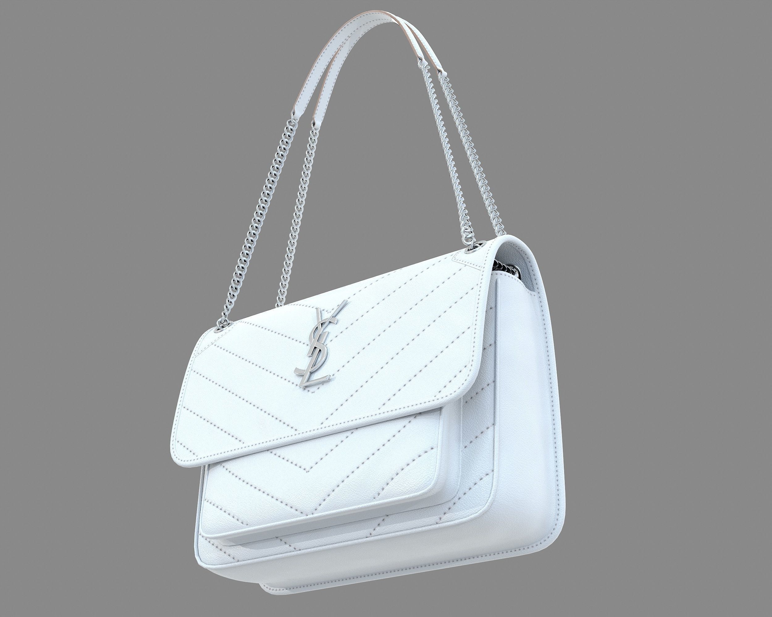 YSL Saint Laurent Niki Bag 3D Model Collection_15