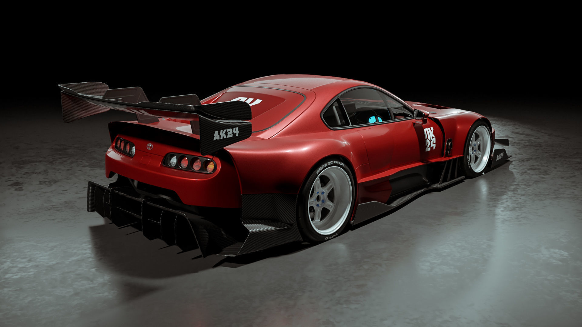 Toyota Supra Mk IV Extreme Modification 3D model_10